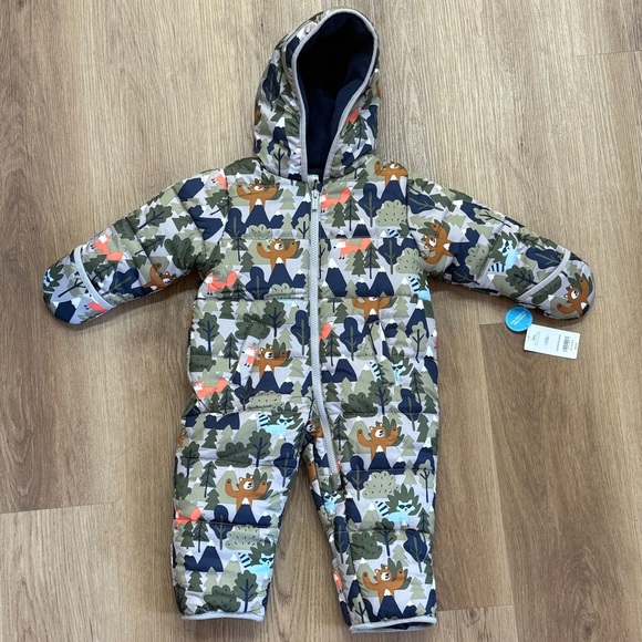 Carter's Other - Carter's Woodland Animal Print Snow Suit 12 Months NWT